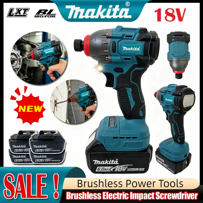 Power Tools Diy - Makita Cordless Electric Impact Driver Brushless