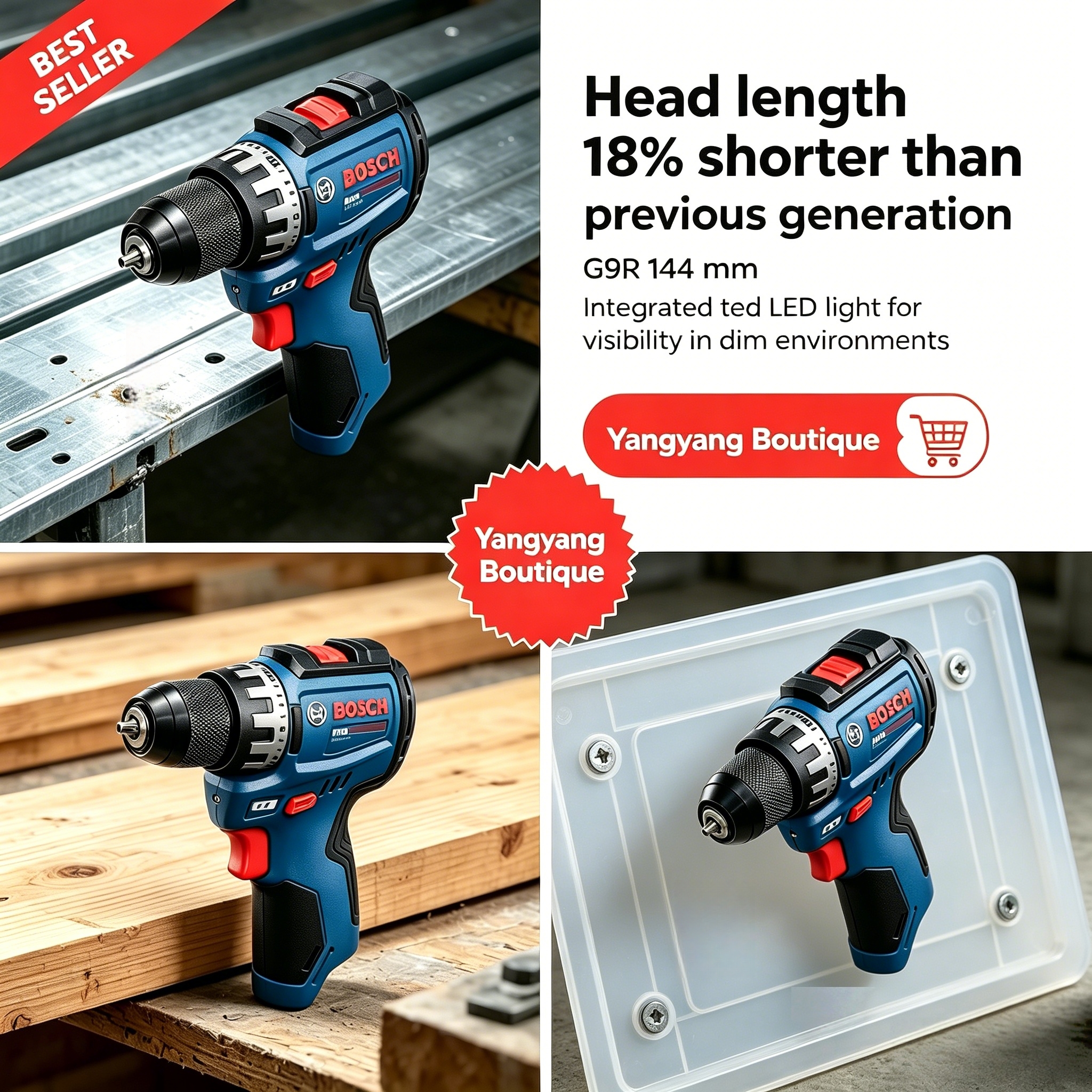 Impact Driver Cordless - BOSCH GSR 12V-31 Professional Cordless Drill
