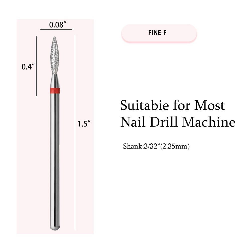 10pcs Flame Diamond Cuticle Na – Power Tools Total recenzja i cena