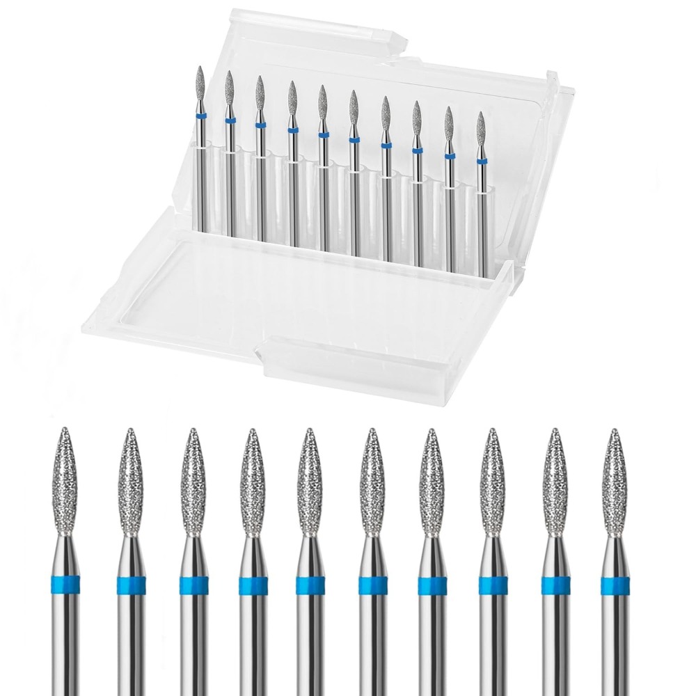 10pcs Flame Diamond Cuticle Na – Power Tools Total recenzja i cena