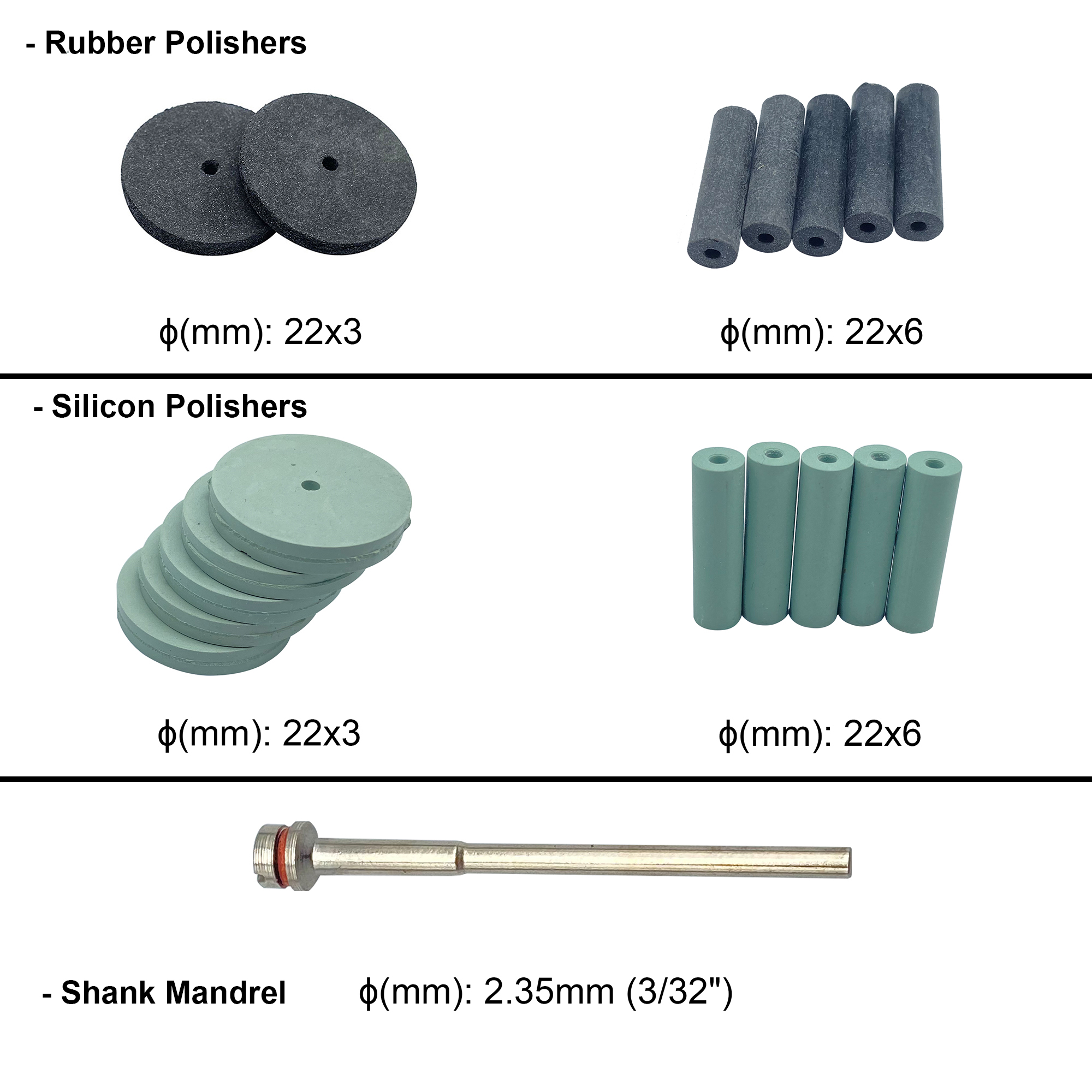 Dental Polishing Wheel Kits Ro – Rotary Tool Kit recenzja i cena