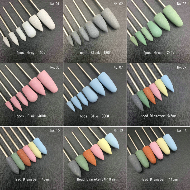 6pcs/set Rubber Silicon Nail D – Power Tools Total recenzja i cena