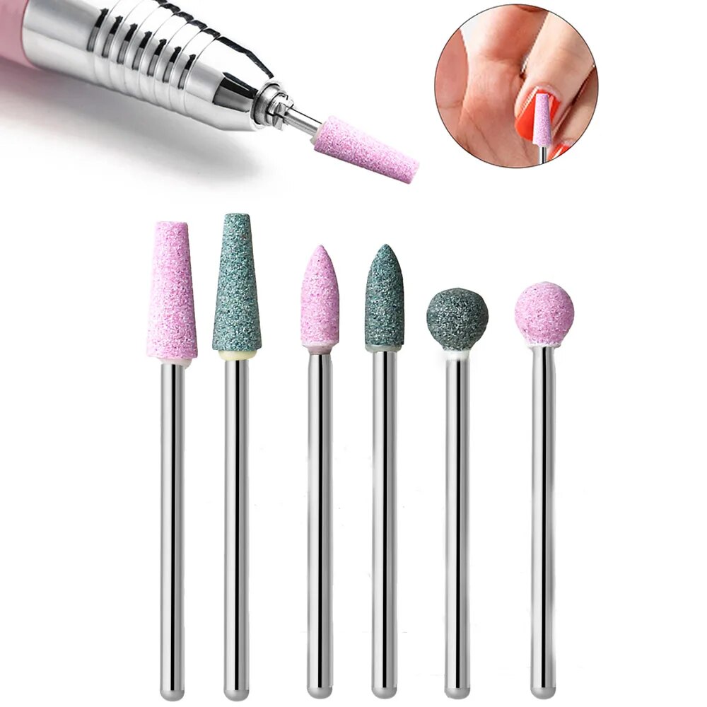 6pcs Nail Drill Bit Set Stone  – Power Tools Total recenzja i cena