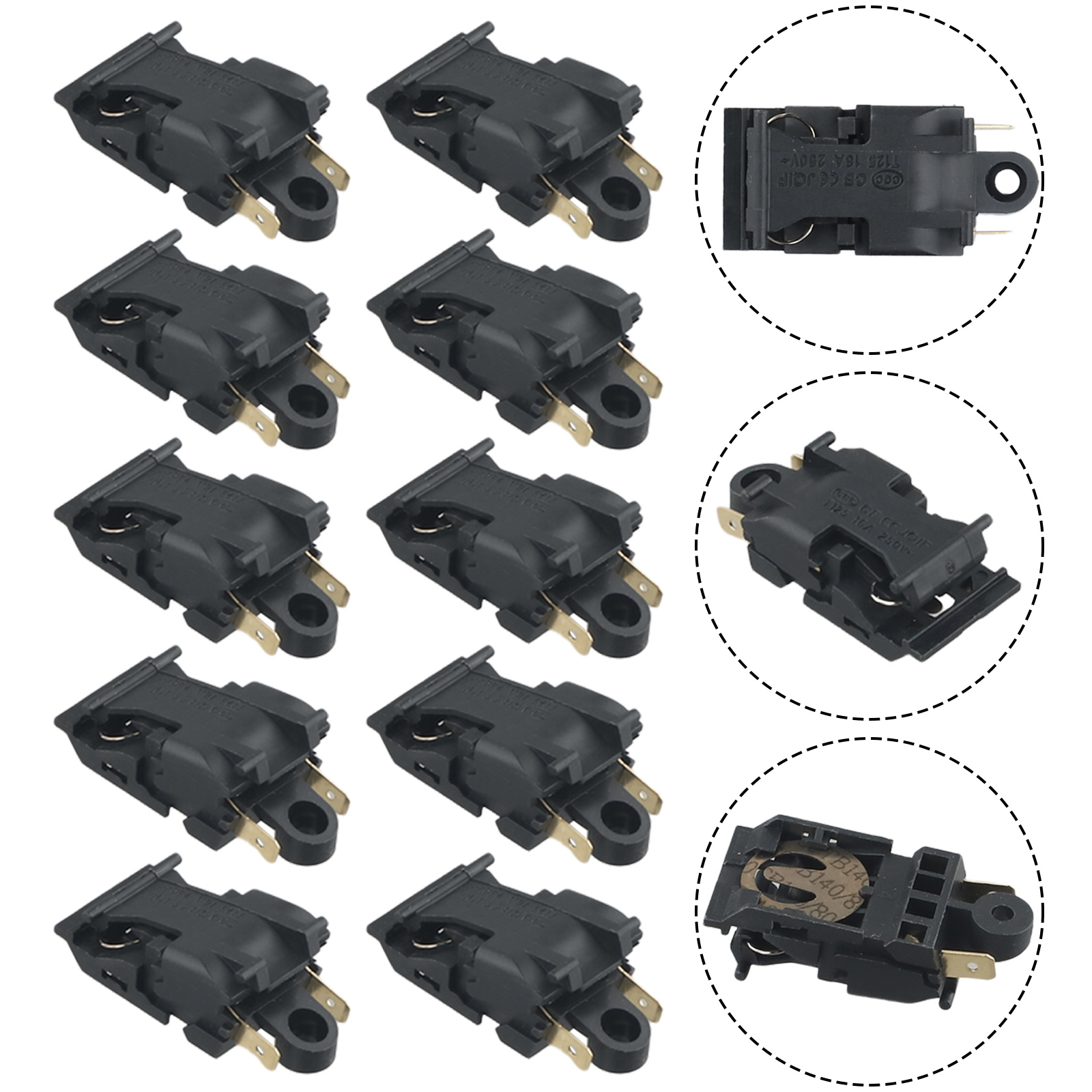 10pcs Electric Kettle Switch 1 – Power Tools Jb recenzja i cena
