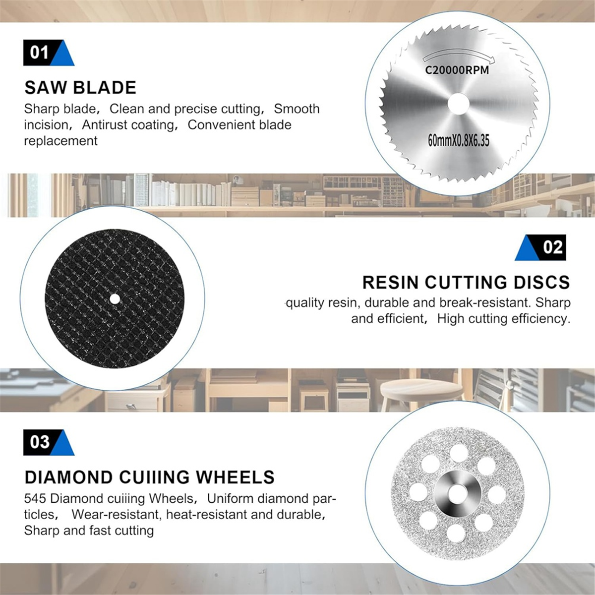 AA98 45Pcs Cutting Wheel Kit f – Rotary Tool Kit recenzja i cena
