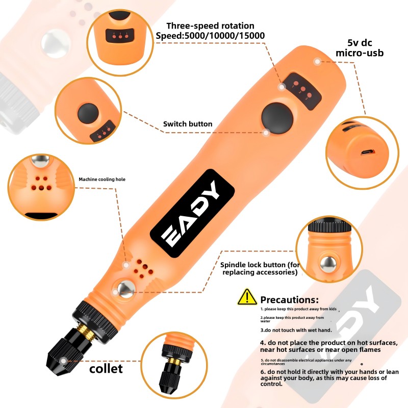 USB Cordless Rotary Tool Kit – – Power Tools Sheets recenzja i cena