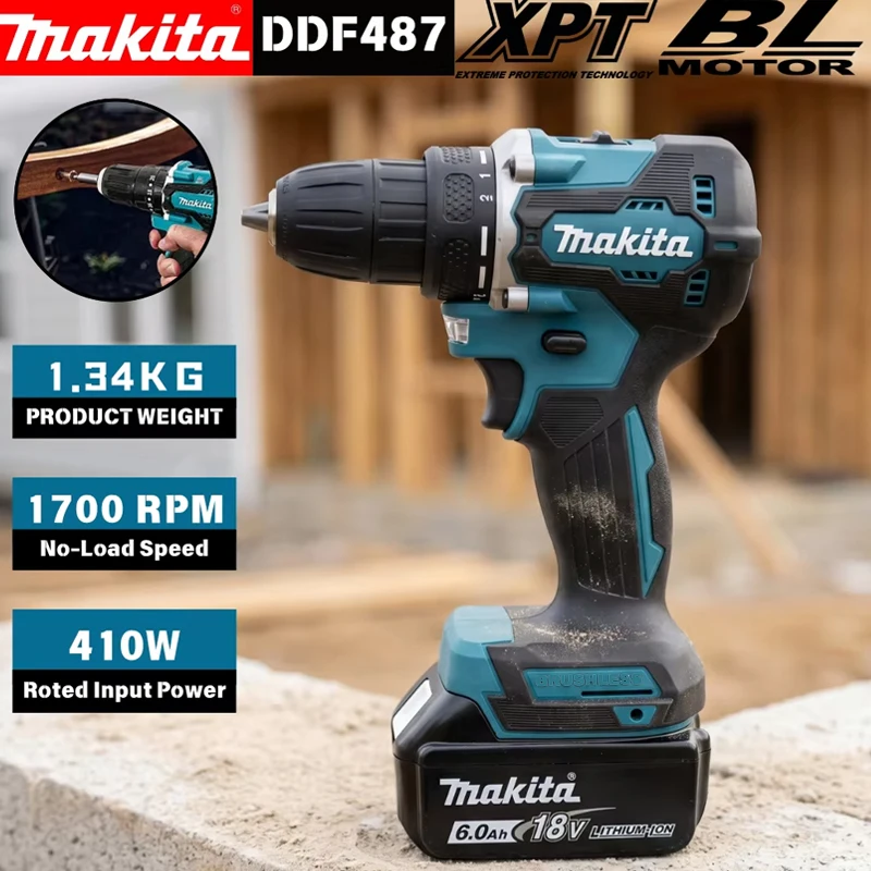 Makita DDF487 Cordless Driver  – Power Tools Sheets recenzja i cena