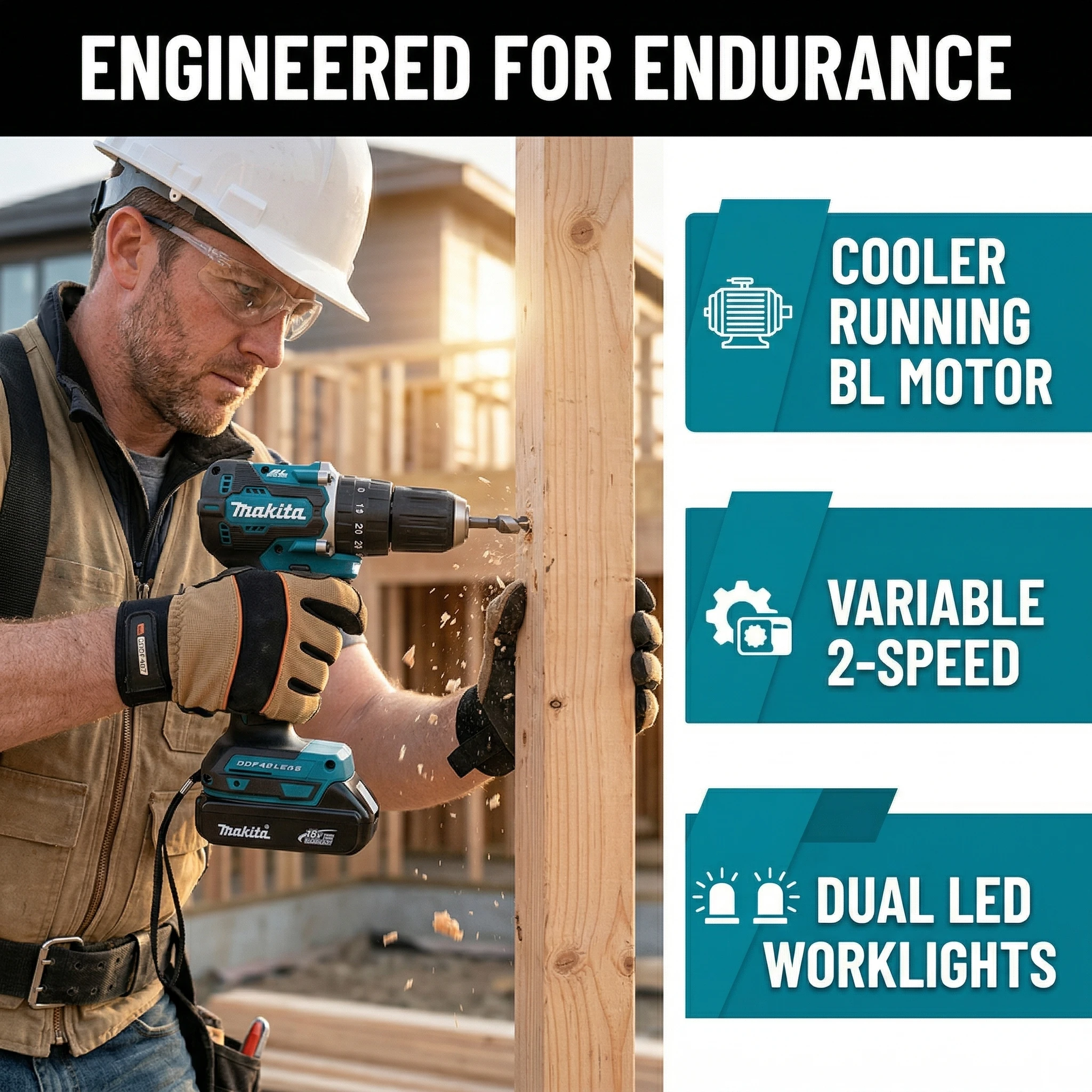 Makita DDF487 Cordless Driver  – Power Tools Sheets recenzja i cena
