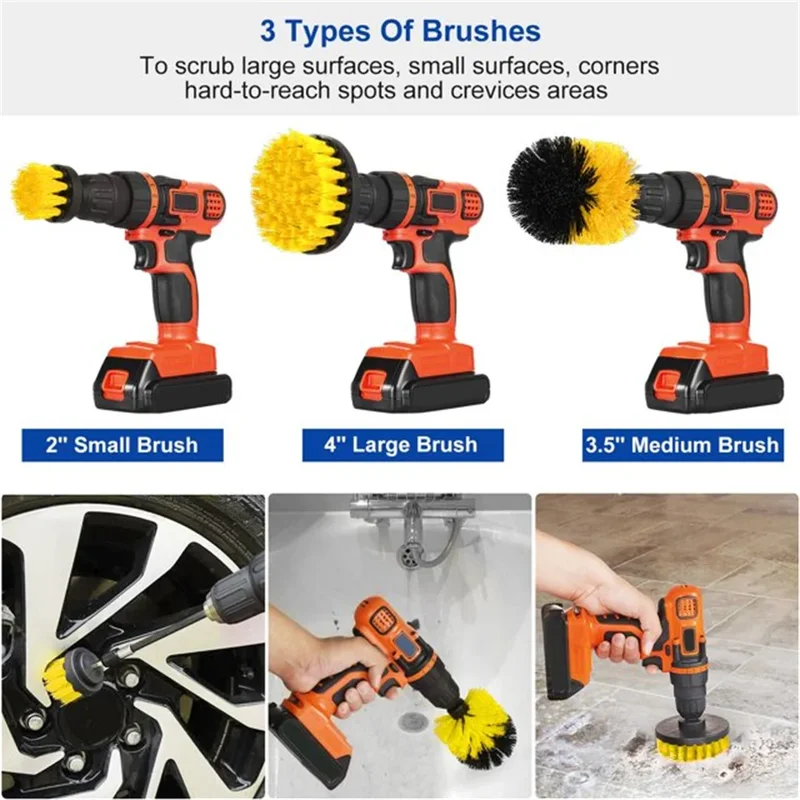 3 pcs/set drill brush set powe – Power Tools For Sale recenzja i cena