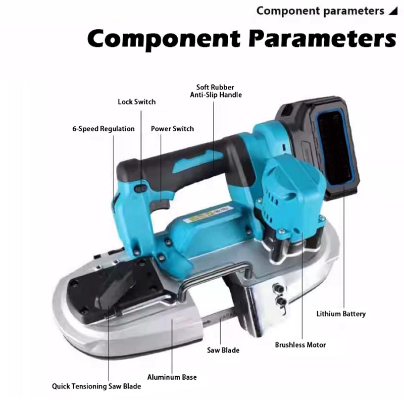 490W Portable Brushless Band S – Power Tools Hand Held recenzja i cena