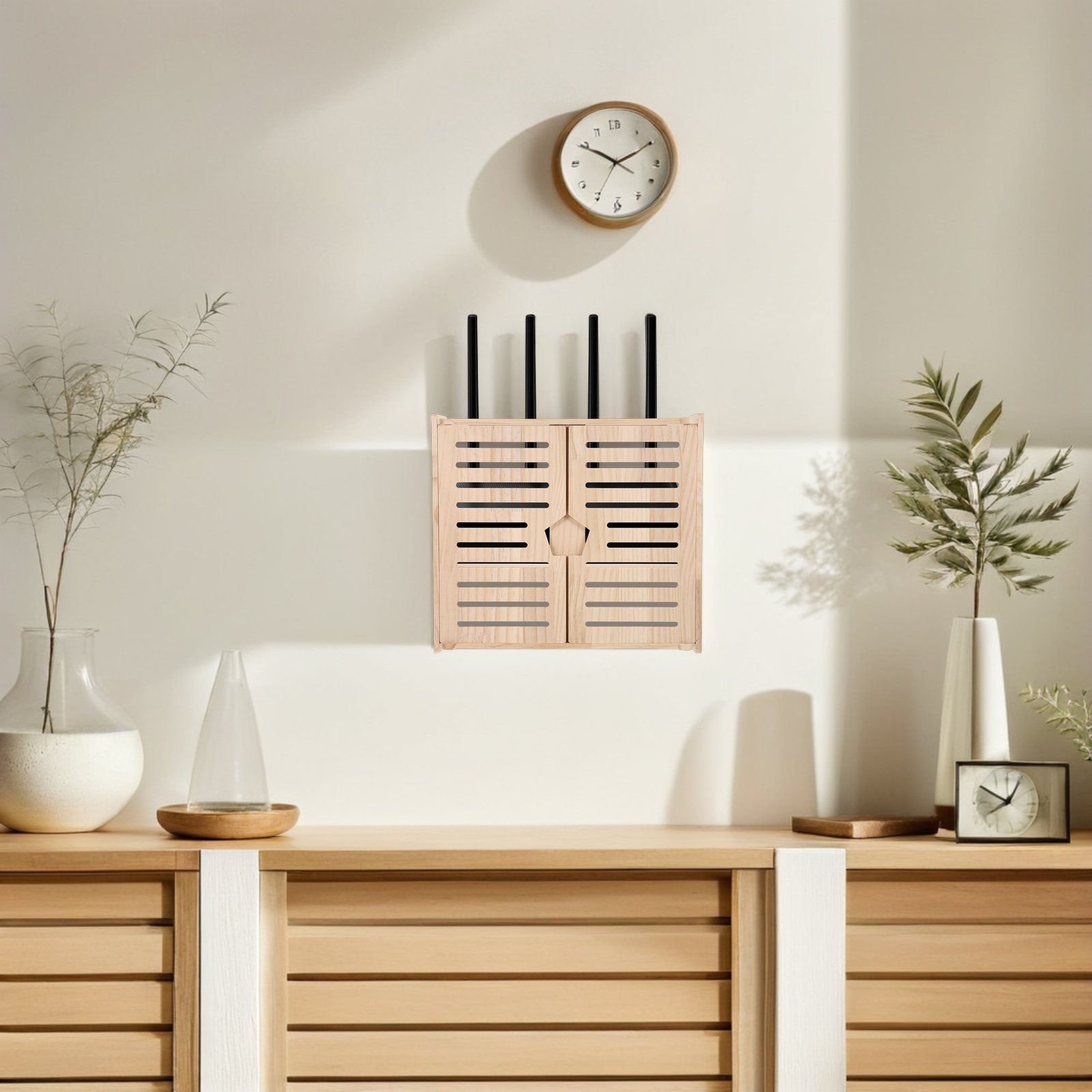 Wooden WiFi Router Storage Box – Power Toolbox recenzja i cena