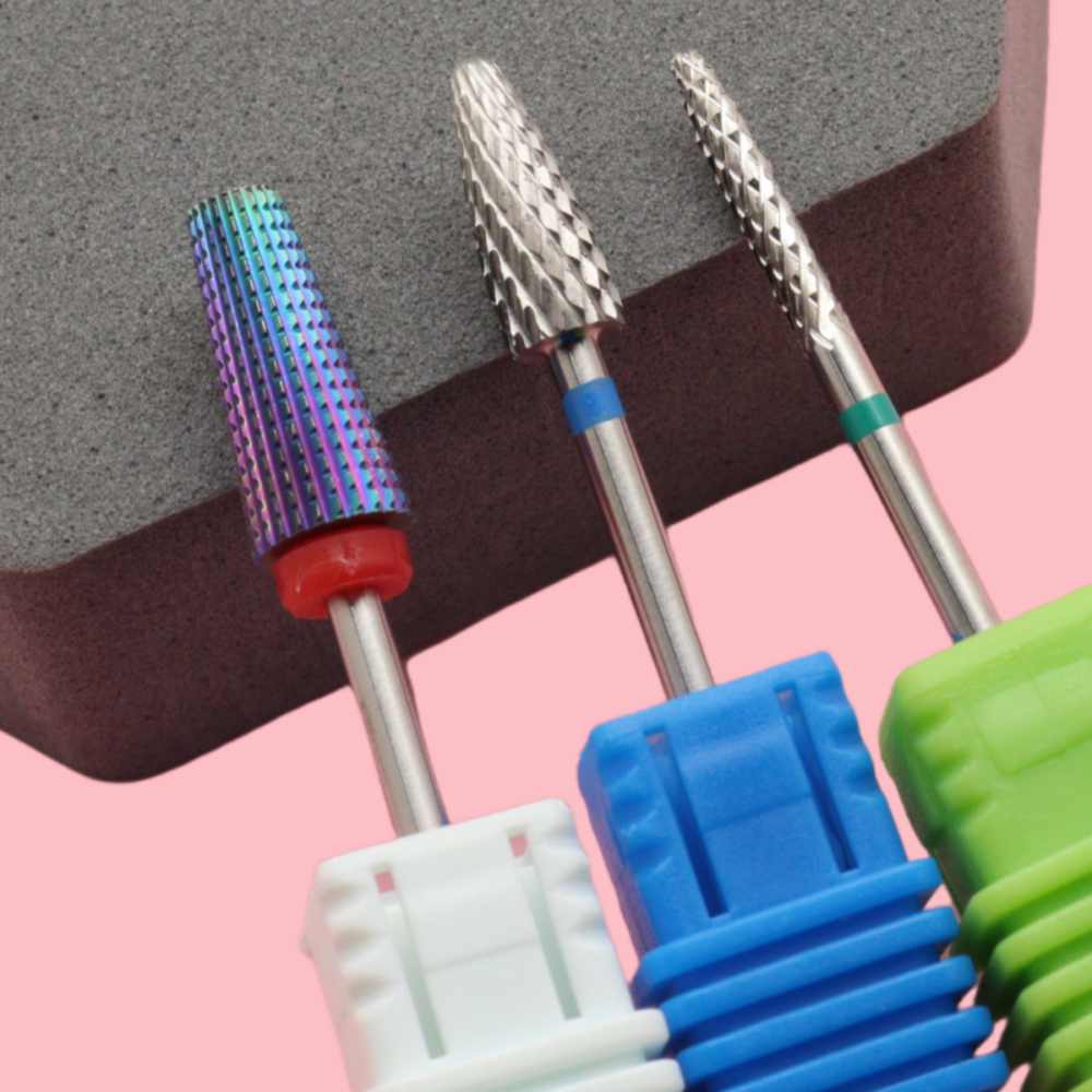 3Pcs Colorful Nail Drill Bits  – Power Tools Total recenzja i cena