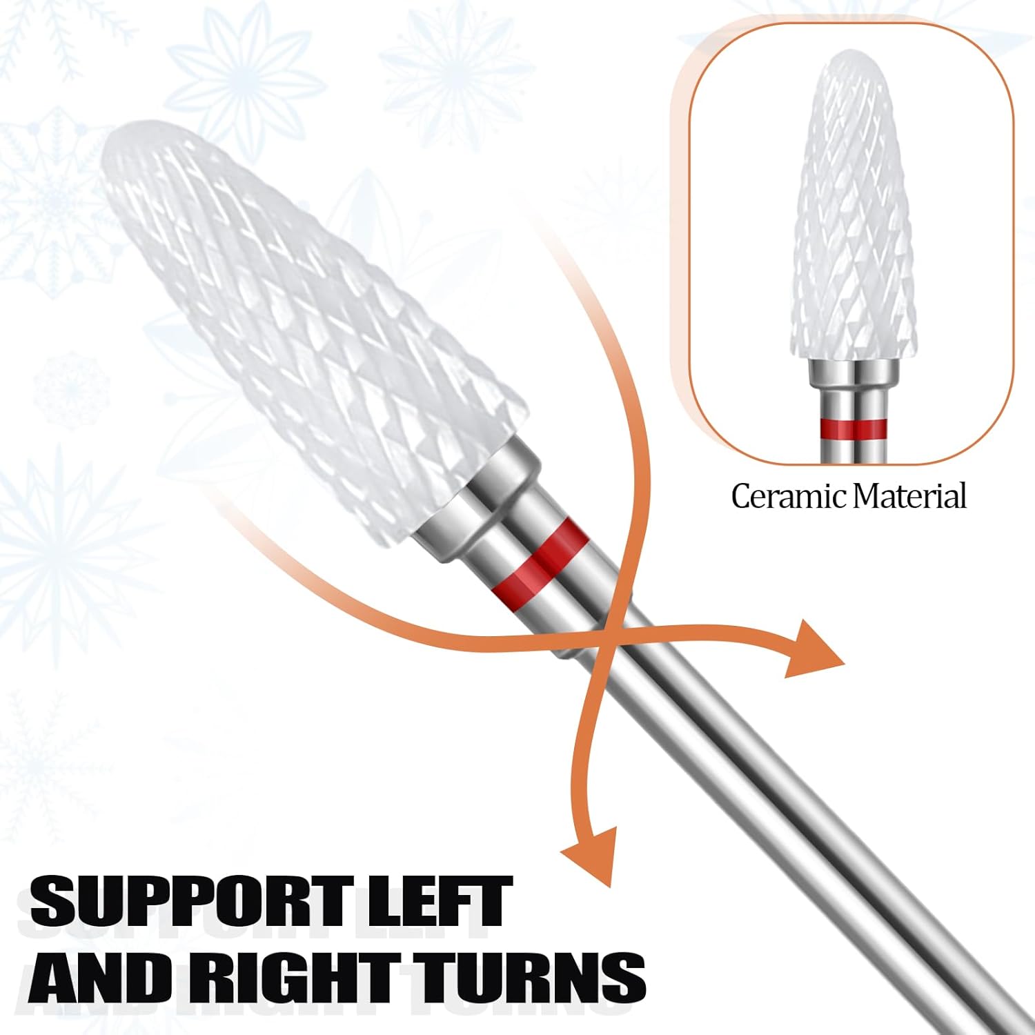 Ceramic Nail Drill Bits Set 5  – Rotary Tool Kit recenzja i cena