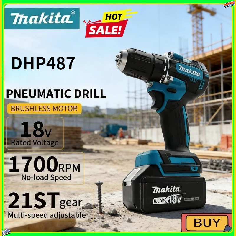 Makita DHP487 LXT Brushless Im – Impact Driver Cordless recenzja i cena