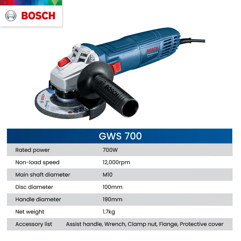 Bosch GWS700 Electric Angle Gr – Power Tools Hand Held recenzja i cena